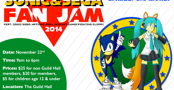 SEGABits' Sonic & SEGA Fan Jam Tickets on Sale Now!